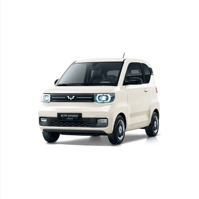 Pure Electric Wuling Mini EV Car 3 Door 4 Seat Hatchback with Max Speed 100km/h Blue