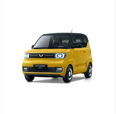 Pure Electric Wuling Mini EV Car 3 Door 4 Seat Hatchback with Max Speed 100km/h Blue